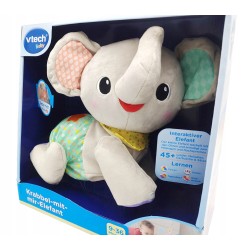 Outlet Słoń pluszowy interaktywny pełzający Vtech j.niemiecki
