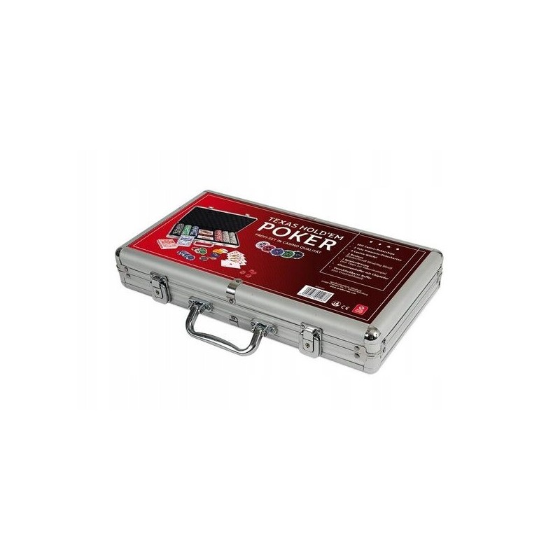 Outlet TEXAS HOLD'EM POKER SET Zestaw do pokera 300