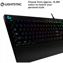 Outlet Klawiatura Logitech G213 membranowa USB z podświetleniem RGB QWERTZ