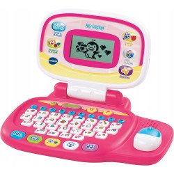 Outlet Komputerek edukacyjny VTech My Laptop różowo-biały j.niemiecki