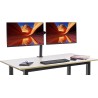 Outlet Podwójny stojak na monitor uniwersalny dla 23-68cm AmazonBasics