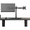 Outlet Podwójny stojak na monitor uniwersalny dla 23-68cm AmazonBasics