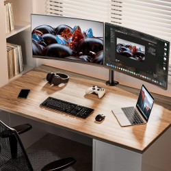 Outlet Podwójny stojak na monitor uniwersalny dla 23-68cm AmazonBasics