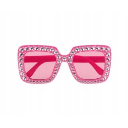 BOLAND OKULARY DISCO RÓŻOWE I CZARNE 2 SZT. 02633