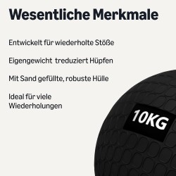 Outlet Piłka lekarska Slam Medicine Balls gimnastyczna CrossFit 10 kg