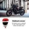 Outlet Uniwersalny Pluszowy Pokrowiec na Kask Motocyklowy Święty Mikołaj