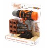 Outlet SMOBY Wiertarko-wkrętarka Black&Decker 7600360918 + 2 bity czarna