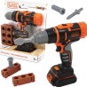 Outlet SMOBY Wiertarko-wkrętarka Black&Decker 7600360918 + 2 bity czarna