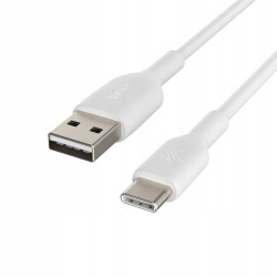 Outlet Kabel Belkin USB - USB typ C 1 m odporny na zagięcia biały