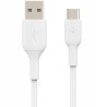 Outlet Kabel Belkin USB - USB typ C 1 m odporny na zagięcia biały