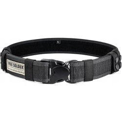Outlet Nylowy pas taktyczny FREE SOLDIER klamra 3-pkt + 4 akcesoria