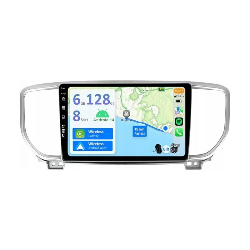Outlet Panel Stereo samochodowe Yuntx Android 14 KIA Sportage 4 / KX5 OPIS