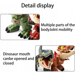 2 w 1 mały dinozaur przekształcający zabawki-roboty