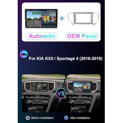 Outlet Panel Stereo samochodowe Yuntx Android 14 KIA Sportage 4 / KX5 OPIS