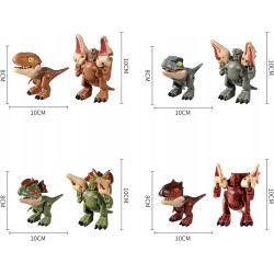 2 w 1 mały dinozaur przekształcający zabawki-roboty