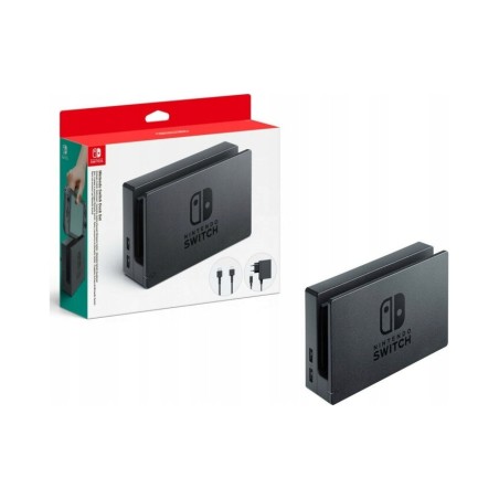 Outlet Stacja dokująca Nintendo Switch zasilacz HDMI USB czarna
