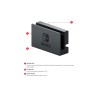 Outlet Stacja dokująca Nintendo Switch zasilacz HDMI USB czarna