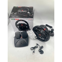 USZKODZONY SUBSONIC kierownica gamingowa 220 RS-X z pedałami LED SA5720-3
