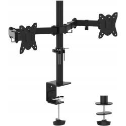 Outlet GRIFRMA Uchwyt na dwa monitory 13-32" Elastyczny obrót Solidny i