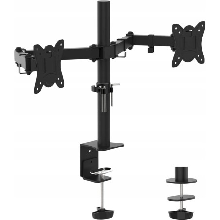 Outlet GRIFRMA Uchwyt na dwa monitory 13-32" Elastyczny obrót Solidny i