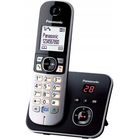 Outlet Telefon bezprzewodowy Panasonic KX-TG6821FRB z Stacją J.Angielski
