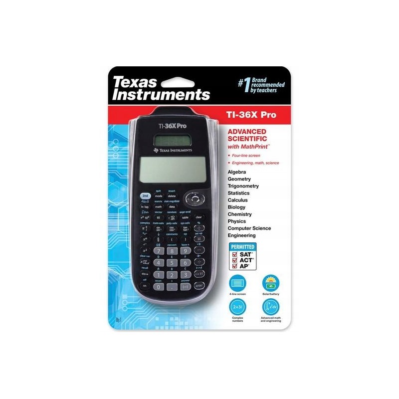 USZKODZONY Kalkulator naukowy biurowy Texas Instruments TI-36X Pro