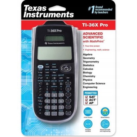 USZKODZONY Kalkulator naukowy biurowy Texas Instruments TI-36X Pro
