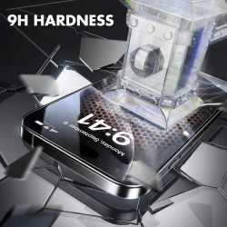 Outlet Zestaw 3 szkieł hartowanych UNBREAKcable do iPhone 16 Pro Max, łatwy