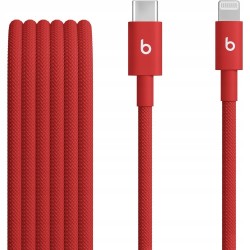 Outlet Kabel Apple Beats USB C - Lightning 1,5 m Szybkie ładowanie Czerowny