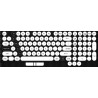 Outlet Zestaw klawiatura mysz bezprzewodowa AZERTY USB PC laptop 1200 dpi