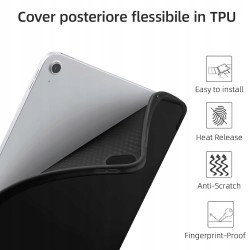 Outlet Etui magnetyczne na iPada 10, trójskładany stojak, czarne
