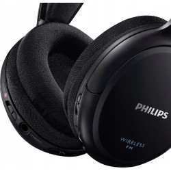 Outlet Słuchawki bezprzewodowe nauszne Philips SHC5200 100m 14h czarne OPIS