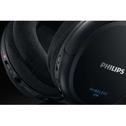 Outlet Słuchawki bezprzewodowe nauszne Philips SHC5200 100m 14h czarne OPIS