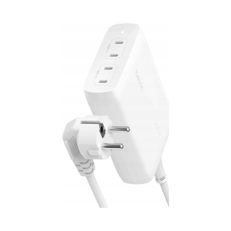 Outlet Ładowarka Belkin Boost 200W GaN 4 porty USB-C 140W + 60W biała
