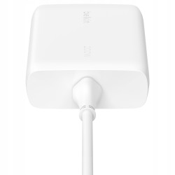 Outlet Ładowarka Belkin Boost 200W GaN 4 porty USB-C 140W + 60W biała