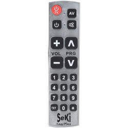 Outlet SeKi Easy Plus pilot uniwersalny IR dla seniorów duże klawisze