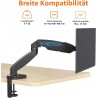 Outlet Amazon Basics Uchwyt na biurko do monitora komputerowego 15-27"