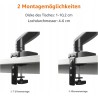 Outlet Amazon Basics Uchwyt na biurko do monitora komputerowego 15-27"