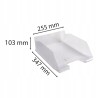 Outlet Exacompta kuweta na dokumenty 34,7x25,5x10,3 cm, przezroczysta