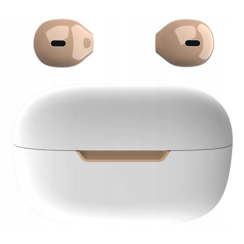 Outlet Eleror X6s Pro bezprzewodowe słuchawki douszne Bluetooth beżowe