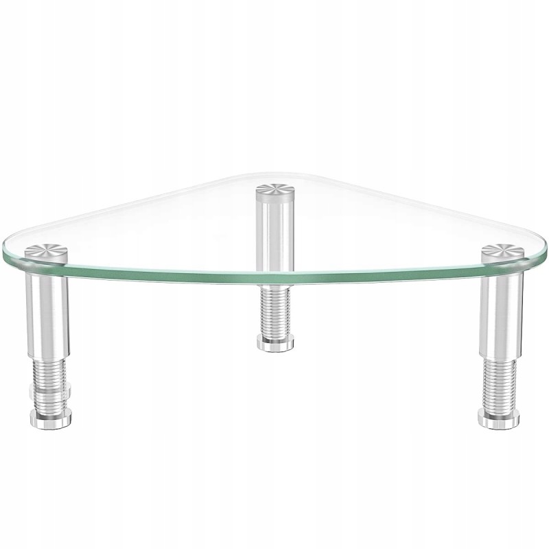 Outlet Narożny Stojak Szklany Hemudu HD01T-003P 38 x 26 x 8,6 cm