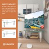 Outlet Narożny Stojak Szklany Hemudu HD01T-003P 38 x 26 x 8,6 cm