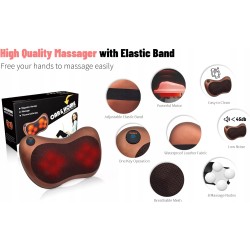Shiatsu Poduszka do masażu podgrzewana wtyczka UK