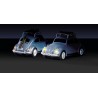 Outlet CARSON Model VW Beetle 1:87 Zimowa Wersja RC Auto Niebieski