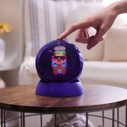 USZKODZONY Zabawka interaktywna Spin Master Bitzee Hamster Ball fioletowy