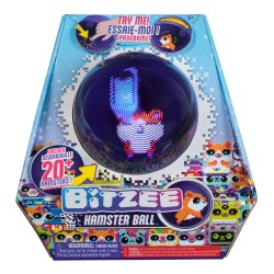 USZKODZONY Zabawka interaktywna Spin Master Bitzee Hamster Ball fioletowy