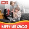 Outlet Worek treningowy INGO dla dzieci 165 cm czarny + rękawice i pompka