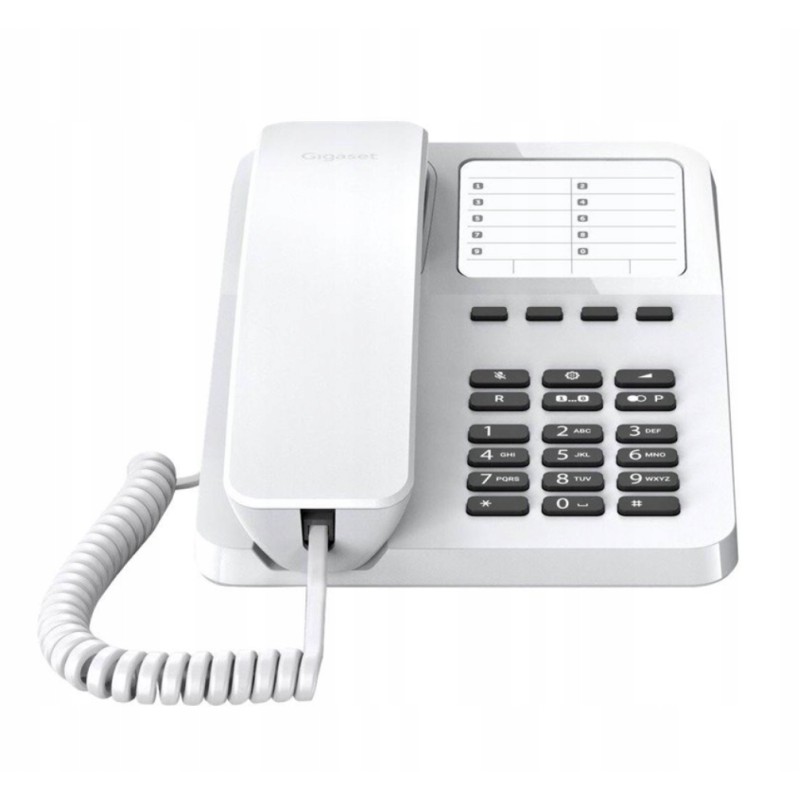 Outlet Telefon stacjonarny analogowy Gigaset Desk 400 szybkie wybieranie