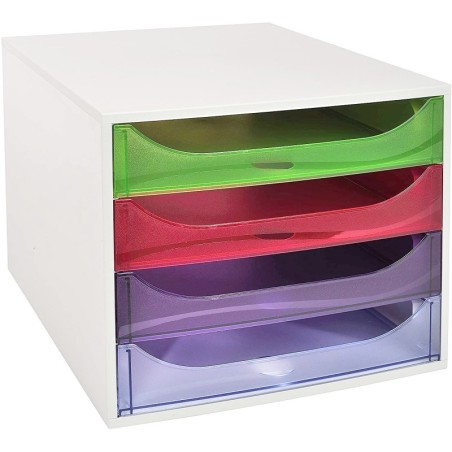 Organizer z szufladami na dokumenty Exacompta 34,8 cm x 23,4 cm x 28,4 cm