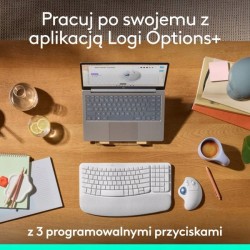 Outlet Ergonomiczna Myszka bezprzewodowa Logitech Ergo M575S sensor